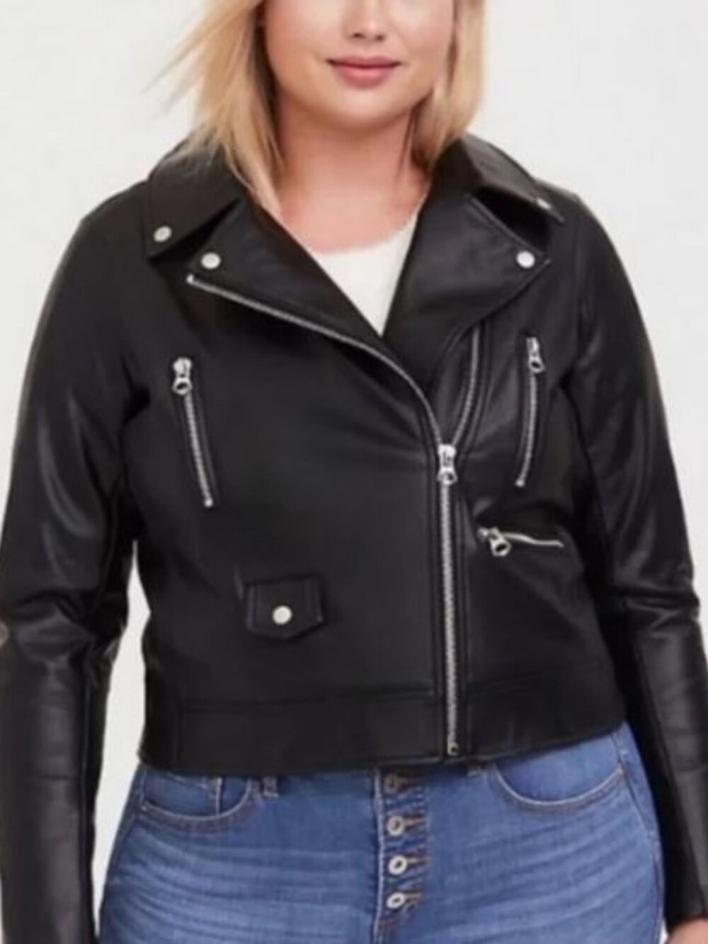 Torrid Faux Leather Moto Jacket NWOT 1X